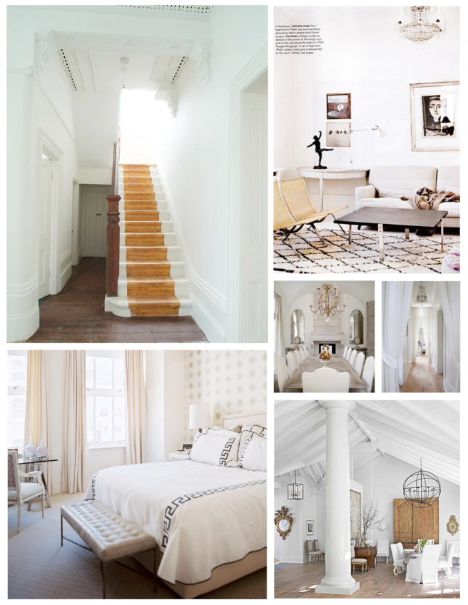 White Interiors:  Neutral Elegance Of Simplicty