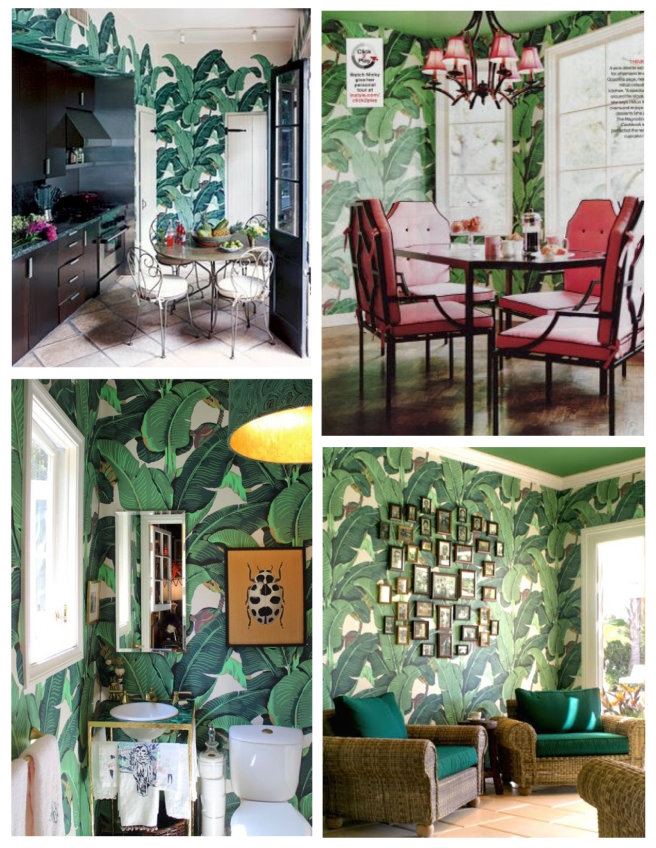 Papered Style Of Tropical Appeal: Iconic Banana Leaf motifs