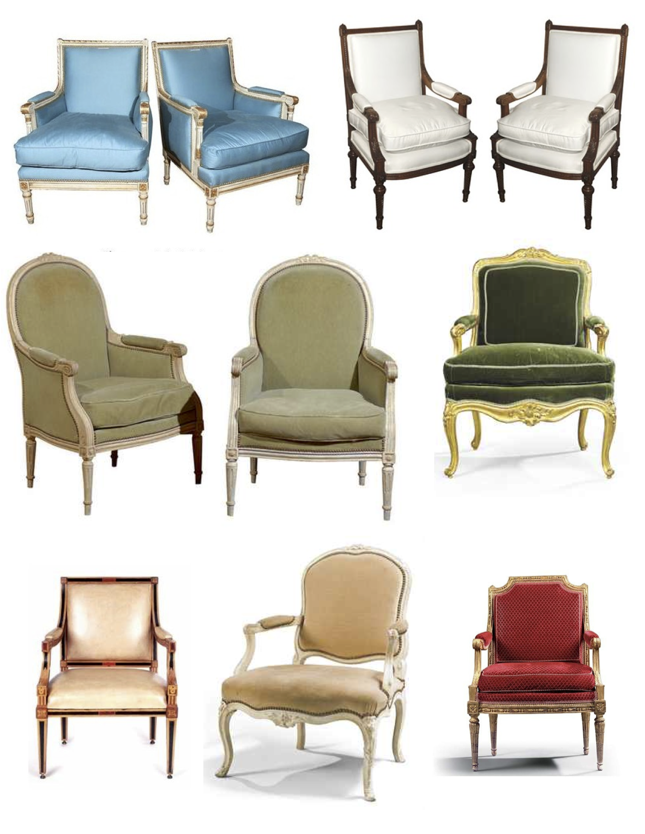 3 Louis Chair Styles & How to Spot the Differences