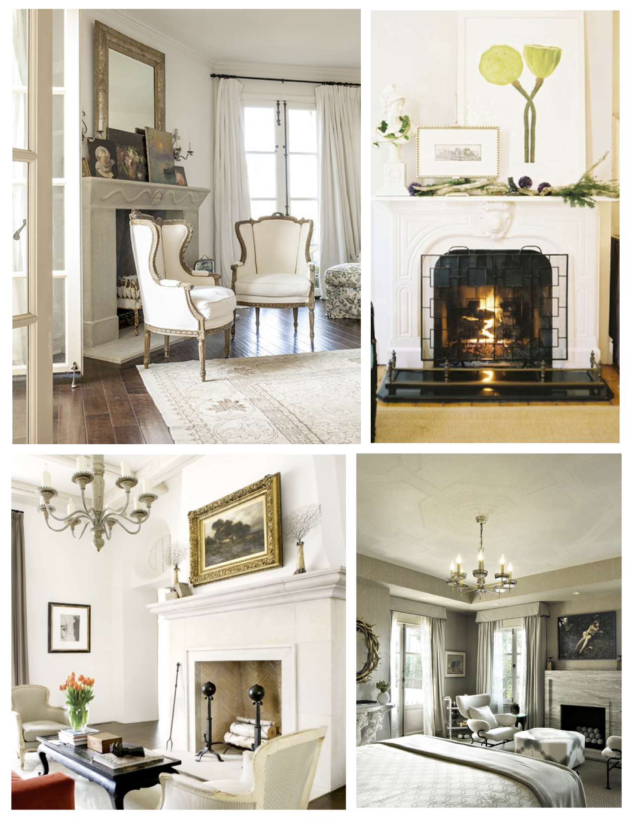 A Timeless Warming Trend Within The Interior:  The Fireplace