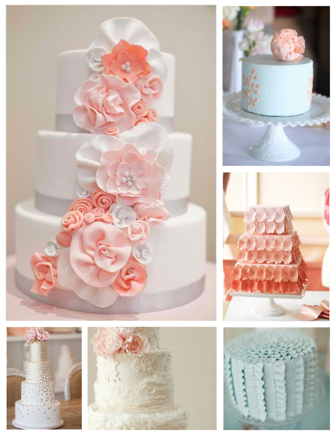 Pastel Hued Confectionary Delights:  Fondant Cakes