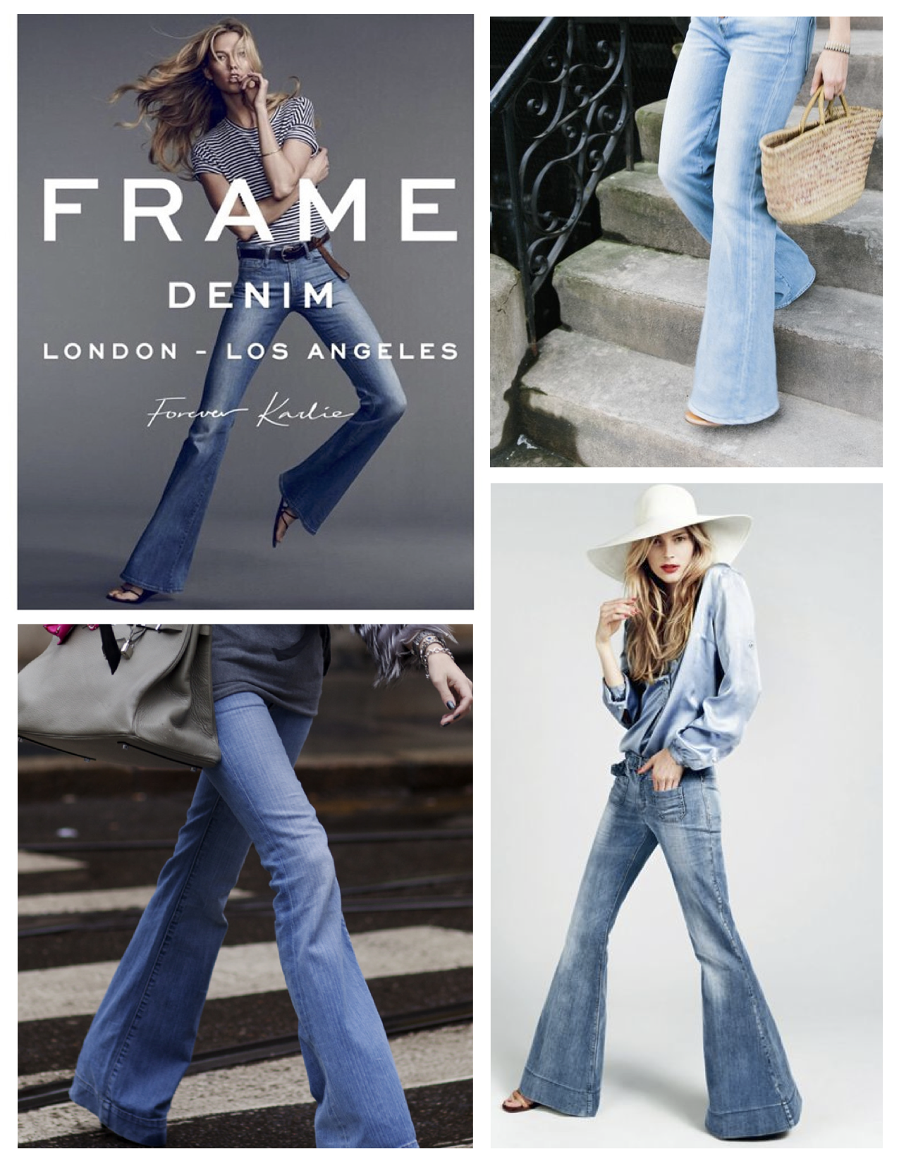 Denim Blues Of Wide Appeal:  The Flared  Jean