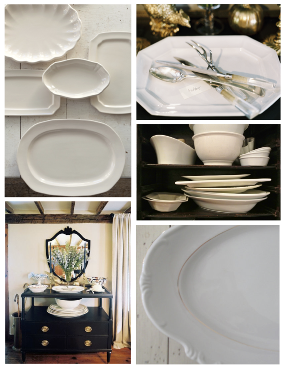 The Foundation Of Entertaining & Serving:  White Platters