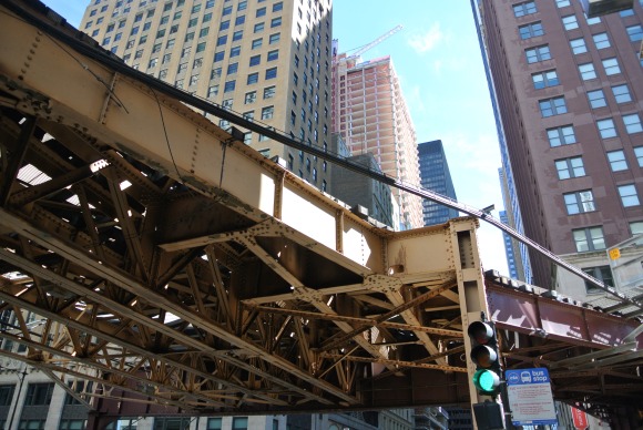 Chicago Loop:  Elevated Train Tracks