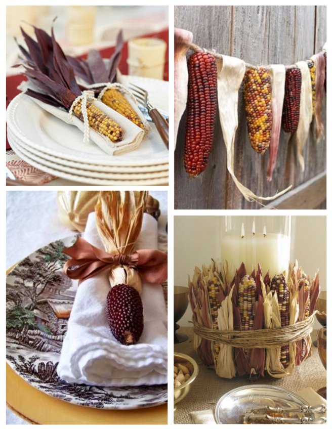 Entertaining & Decoration With Indian Corn